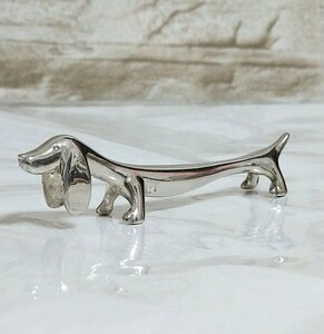 SILVER OHNO◆犬のナイフレスト◆カトラリーレスト◆箸置◆ナイフ置き◆フォーク置◆当時物◆希少◆装飾品◆コレクション◆ヴィンテージ