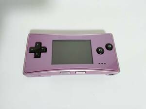 【中古品 動作確認済】ゲームボーイミクロ パープル ニンテンドー 任天堂 Nintendo