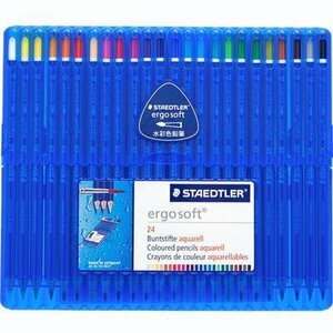 STAEDTLER/ステッドラー エルゴソフトアクェレル水彩色鉛筆(24色入り)