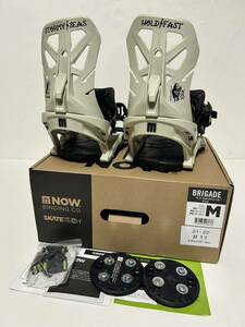 【美品中古】NOW BINDINGS BRIGADE Mサイズ ナウ バインディング ブリゲード SKATETECH スケートテック