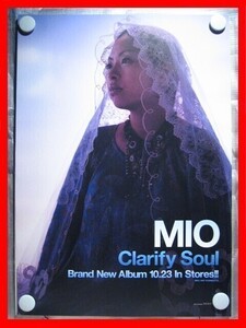 MIO（ミオ）/Clarify Soul【未使用品】B2告知ポスター(非売品)★送料＆筒代無料★