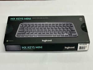 E123-X3-70619 ロジクール MX KEYS mini KX700GRd ミニマリスト ワイヤレス イルミネイテッド キーボード 現状品①