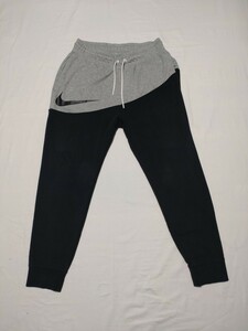 NIKE ナイキ AS M NSW SWOOSH スウェット ロングパンツ size L ブラック グレー 状態良い BV5298