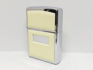 F2411-7【未使用品】ZIPPO/ジッポー　オイルライター　＃356 ULTRALITE/ウルトラライト アイボリー　99年製