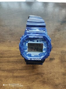 [カシオ] 腕時計 ジーショック 【国内正規品】 web限定 CHINA BLUE チャイナブルー DW-5600BWP-2JR