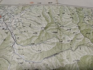 新潟　新潟県　古地図　 地形図　地図　資料　46×57cm　大正10年製版　昭和12年印刷　発行　　B2309