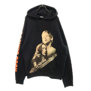 VETEMENTS ヴェトモン 16SS Titanic Hoodie タイタニック プリント プルオーバー フーディ スウェット パーカー ブラック SS16TP16