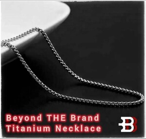 【新品 未使用】ビヨンド チタン ネックレス　Beyond THE BrandTitanium Necklace