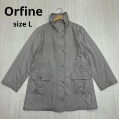 ◆ Orfine ジップアップ ジャンパー ブルゾン ジャケット 薄手 L