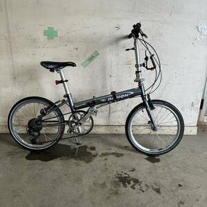 (U)□岐阜発　△DAHON Speed/ダホン/折りたたみ自転車/20インチ/7段変速/走行確認/ギヤ6速、7速が入りません/現状品　R6.5/22□