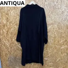 y241206-13 ANTIQUA ニットワンピース フリーサイズ