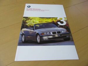 ＢＭＷ▼△９８年２月ＢＭＷ３２８ⅰカブリオーレ（型式Ｅ-ＢＫ２８）主要諸元＆装備掲載）専用カタログ