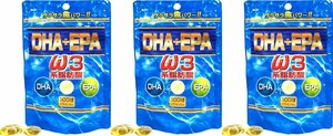 ユウキ製薬 スタンドパック DHA＋EPA 100粒　3袋セット