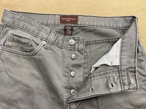 ■ BANANA REPUBLIC ／バナナリパブリック ／ オリーブ色　コットンジーンズ ／ Size 30 ■