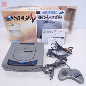 動作品 SS セガサターン 本体 （HST-3200） HST-0001 SEGA SATURN セガ SEGA 箱説付【20