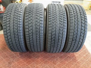 CF6589■225/65R17 102Q　4本価格　BRIDGESTONE BLIZZAK DM-V3　送料無料 冬 ’19年 8.5分山 エクストレイル デリカD5 CX5 ハリアー RAV4