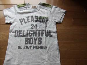 ★BE-ZIGY*かっこいいマルタ半袖Tシャツ*110cm*ワールド*美品*男の子*