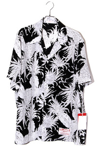 未使用品 23SS VALENTINO × SUN SURF ヴァレンティノ サンサーフ SIZE:48 Pineapple Shirt パインアップルシャツ 半袖アロハシャツ Black