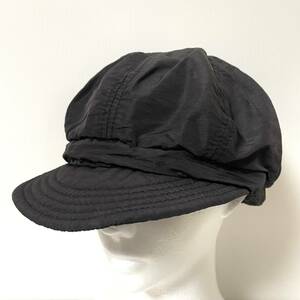 USA製 NEW YORK HAT ニューヨークハット ナイロンハンチング帽 ブラック Lサイズ