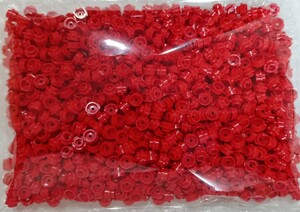 1000個　赤　花　LEGO　レゴ　未組み立て　未使用　パーツ　部品　大量