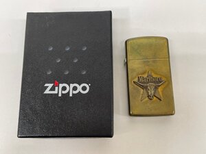 【T26227】ZIPPO ライター / ヴィンテージ Vintage / Marlboro マルボロ ロングホーン スリム / 火花〇