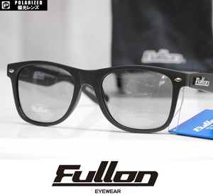 【新品】FULLON サングラス 偏光レンズ FBL039-16 - Matte Black / Light Grey Polarized - BLUE LABEL 正規品