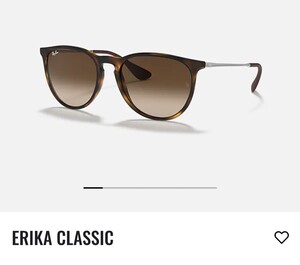 Ray-Ban ERIKA CLASSIC RB4171F 865/13 54-18 レイバン エリカ ブラウングラデーション マットハバナ ガンメタル サングラス