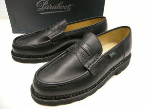 新品■サイズUK8(26.5-27cm)PARABOOT/ランス/REIMS/ローファーシューズ/099412/パラブーツ/NOIR/黒/ブラック/ブーツ/レザーシューズ/メンズ