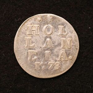 KM#48/オランダ共和国 2 Stuivers銀貨（1773）[E3866]コイン