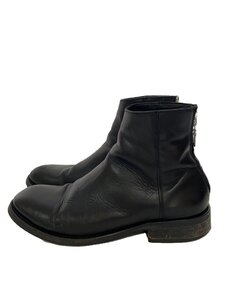 BEAMS◆ブーツ/40/BLK/レザー