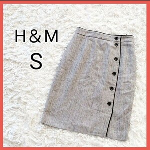 【S】H＆M　ひざ丈タイトスカート　ニーレングススカート　