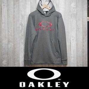 【新品:SALE】19 OAKLEY ENHANCE TECHNICAL FLEECE HOODY.QD 9.0 - Grey S 速乾 パーカー 正規品