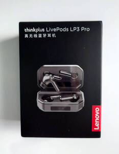 新品★Lenovo LP3 Pro ワイヤレスイヤホン、HiFiサウンド、通話★濃紺のような黒色