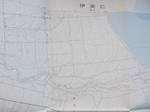 2.5万分の1地形図「伊茶仁」●昭和47年発行