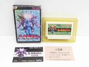 ファミコン 忍者龍剣伝 レトロ ソフト △WE1232