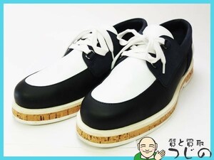 JIMMY CHOO FINN デッキシューズ ジミーチュウ ＃40 25cm メンズシューズ 靴 幅狭タイプ 美品 ジミーチュウ 送料無料 質屋 神戸つじの