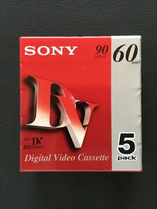 MiniDVテープ 5DVM60R3 （60分 5巻）SONY 420