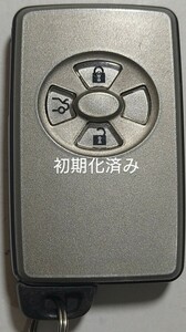 初期化済トヨタ純正スマートキー 3ボタンクラウン180系／18系基盤番号271451−0500新品電池サービス④