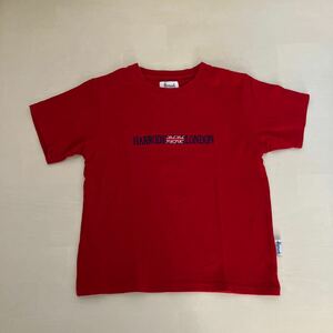 Harrods☆ハロッズ☆子供用☆半袖Tシャツ☆赤色☆サイズ６－７Yrs☆キッズ