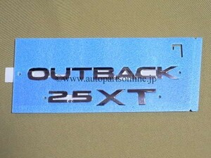 BP アウトバック OUTBACK 2.5XT エンブレム 北米 仕様 アウトバック レガシィ 部品 パーツ PARTS US EMBLEM 海外 SUBARU 輸出 スバル 通販