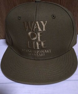 未使用！RATS ラッツ スナップバックキャップ　WAY OF LIFE カーキ