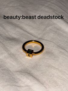 beauty:beast ☆dead stock☆ ring ビューティービースト　りんぐ リング 指輪 gold ナンバリング　当時物