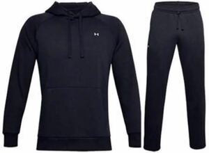 送料無料 新品 underarmour ライバルフリース 上下セット L