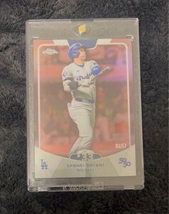 ★超希少1stナンバー★ 2024 Topps 50/50 大谷翔平 shohei ohtani HR #50 Chrome クロム パラレル 33号 本塁打 ホームラン　1/17