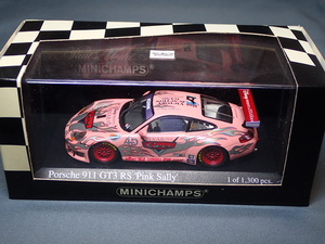 MINICHAMPS　1/43　Porsche　９１１　GT３　RS　Pink　Sally　2004年　400　046945