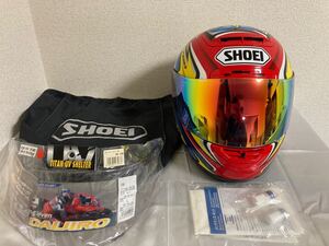 120 未使用品◎ ヘルメット SHOEI X-Eleven DAIJIRO 加藤大治郎レプリカ ショウエイ フルフェイス 純正シールド カバー 付 直接引き取りOK