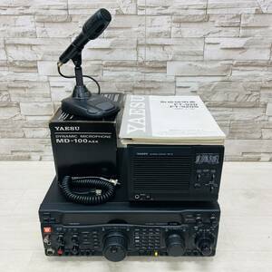 ☆美品☆ 八重洲無線 YAESU HF/50MHz オールモード トランシーバー FT-920 スタンドマイク MD-100A8X 外部スピーカー SP-8 セット