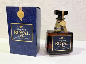 【新品未開栓】SUNTORY（サントリー）ローヤル プレミアム 15年 ブルーラベル 43％ 700ml 80サイズ（414）