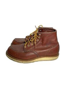 RED WING◆6 CLASSIC MOC/レースアップブーツ/US9.5/ブラウン/レザー/9106