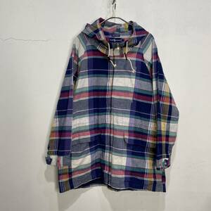 送料無料☆80s☆Ralph lauren☆チェック柄コットンマウンテンパーカー☆S☆